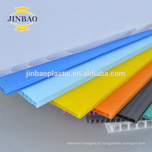 JINBAO 100% material de embalagem reciclável 3mm 4mm 5 10mm painéis de plástico